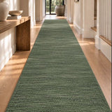 Nori Green Hallway Runner 80CM Wide
