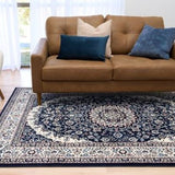 Heirloom Navy Medallion Rug