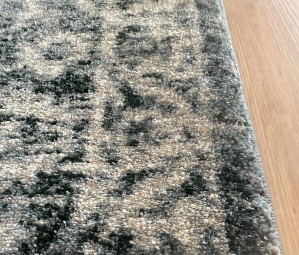 Carmen Forest Green Hallway Runner 80CM Wide