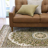 Heirloom Green Medallion Rug