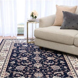 Heirloom Navy Traditional Rug