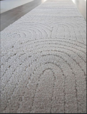 Marli Beige Hallway Runner 80CM Wide