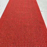 Roma Dots Red Hallway Runner 80CM Wide