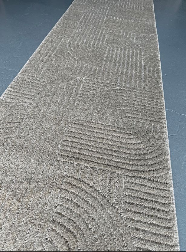 Marli Beige Hallway Runner 80CM Wide