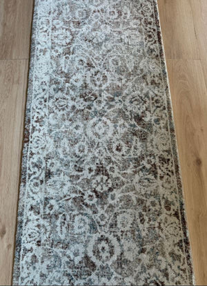 Carmen Latte Hallway Runner 80CM Wide