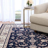 Heirloom Navy Traditional Rug