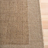 Lara Natural Border Non Slip Rug