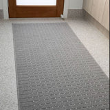 Roma Dots Grey Hallway Runner 80CM Wide