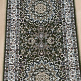 Heirloom Green Medallion Hallway Runner 80CM Wide