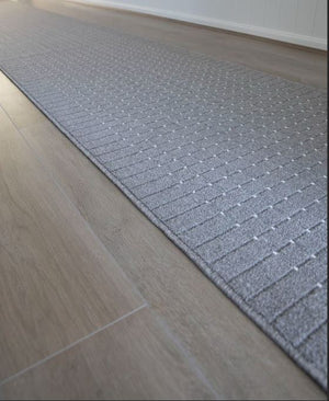 Roma Dots Grey Hallway Runner 80CM Wide