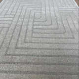 Summit Maze Beige Hallway Runner 80cm Wide