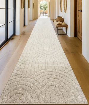 Marli Beige Hallway Runner 80CM Wide