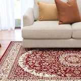 Heirloom Bordeaux Medallion Rug