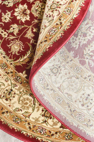 Adelaide Round Red Rug