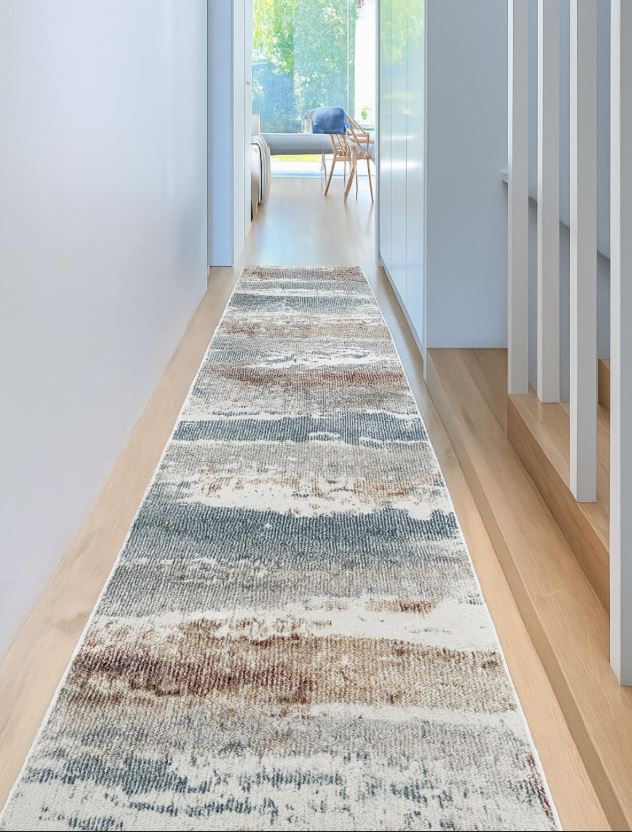 Malina Strokes Hallway Runner 80cm Wide