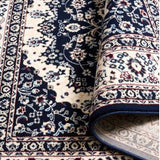 Heirloom Navy Medallion Rug