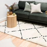 Luana 4 Ivory Charcoal Rug