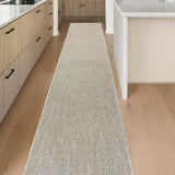 Malia Sand Hallway Runner Non-Slip 80cm Wide