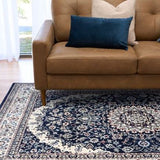 Heirloom Navy Medallion Rug