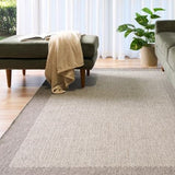 Lara Taupe Grey Non Slip Rug