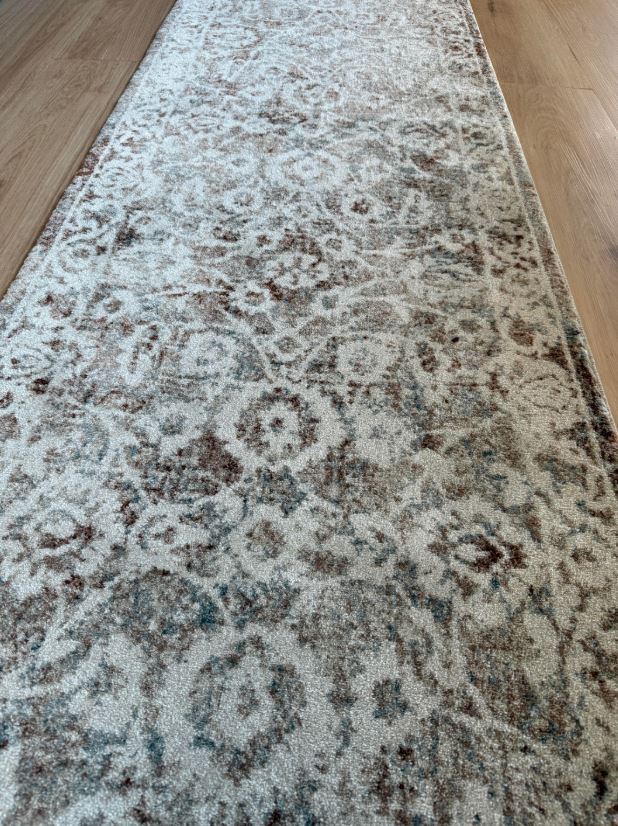 Carmen Latte Hallway Runner 80CM Wide