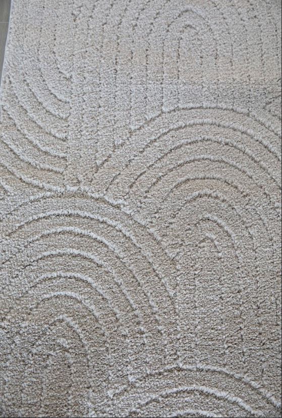 Marli Beige Hallway Runner 80CM Wide