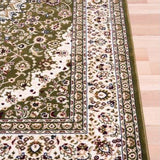 Heirloom Green Medallion Rug