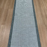 Chino 2822 Green Linen Hallway Runner Non-Slip 80CM