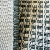 Chino 2822 Green Linen Hallway Runner Non-Slip 80CM