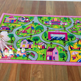 Pink Track Kids Playmat