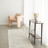 Emma Blomfield Veil Blue Runner Rug