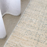 Emma Blomfield Veil Blue Runner Rug