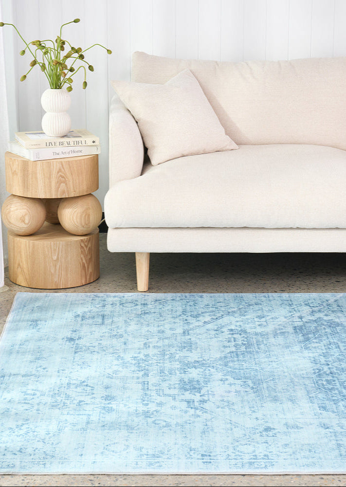 Gemstone Aquamarine Rug