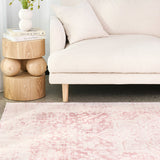 Gemstone Rose Quartz Rug