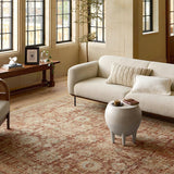 Abbey 03 Brick Rug
