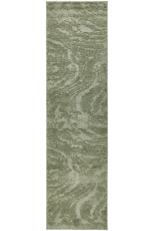 Haven Nyla Green Runner Rug