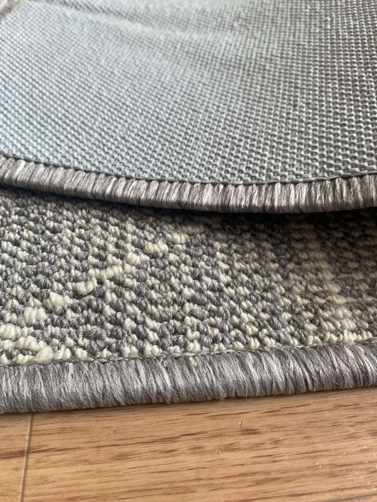 Roma Triangles Grey Hallway Runner 80CM Wide