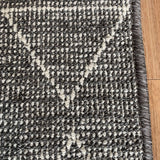 Roma Triangles Lead Grey Hallway Runner 80CM Wide