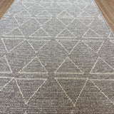 Roma Triangles Mocha Hallway Runner 67CM Wide