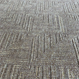 Roma Squares Mocha Hallway Runner 67CM Wide