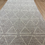 Roma Triangles Mocha Hallway Runner 67CM Wide