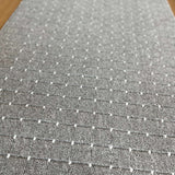 Roma Dots Grey Hallway Runner 80CM Wide