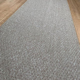 Phoenix Taupe Hall Runner 80cm Wide Non Slip Backing
