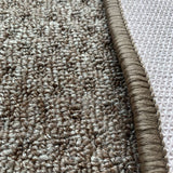 Phoenix Taupe Hall Runner 80cm Wide Non Slip Backing