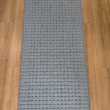 Roma Dots Grey Black Hallway Runner 80CM Wide