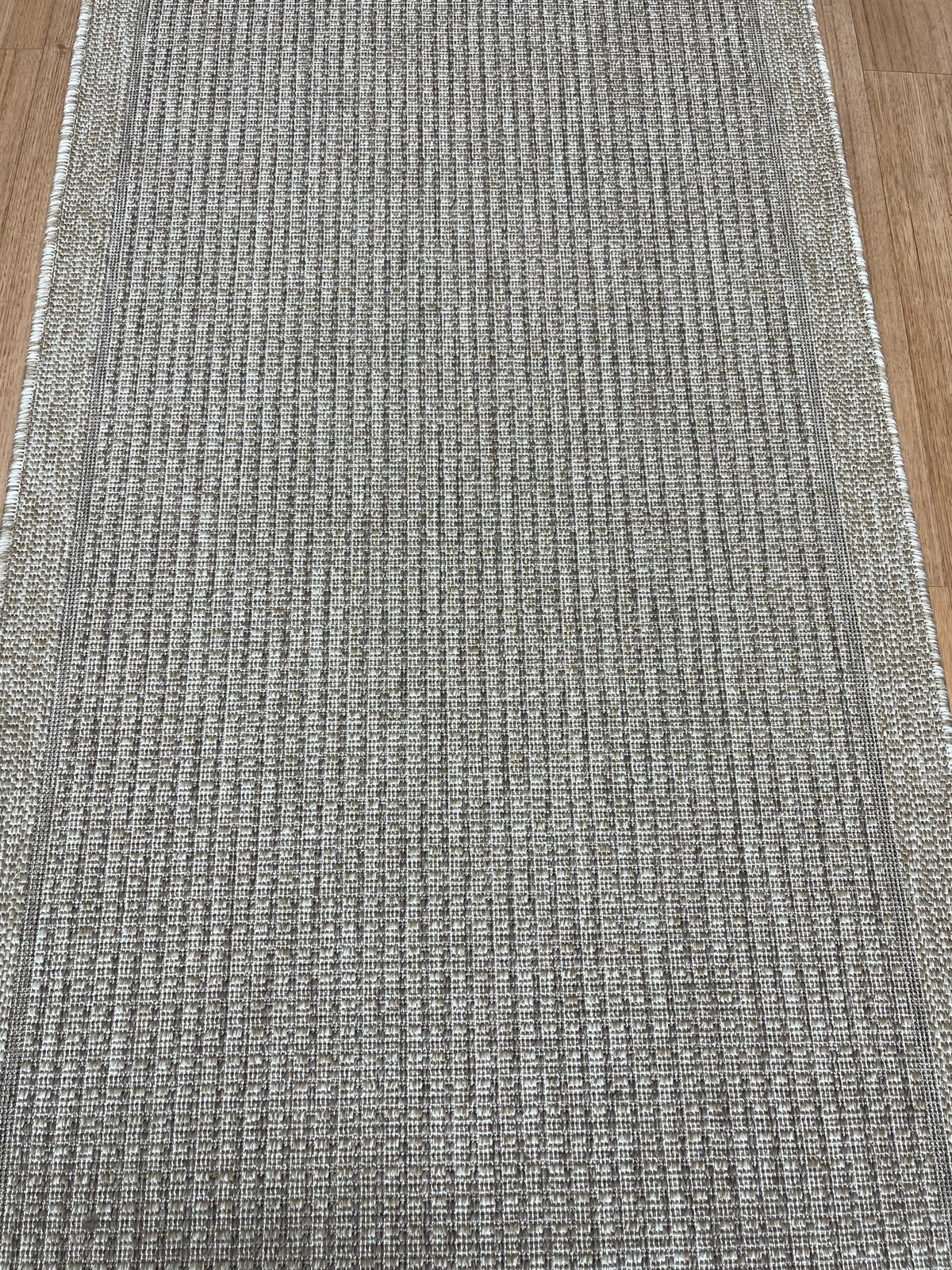 Chino 2822 Sand Silver Hallway Runner 80cm Wide Non-Slip