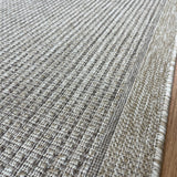 Chino 2822 Sand Silver Hallway Runner 80cm Wide Non-Slip