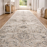 Cozy Ivory Beige Hallway Runner 80CM Wide