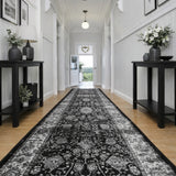 Traditional Hall Runner Verona Fume 9641 80CM Wide