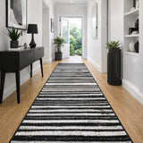 Seville Modern Hallway Runner 80CM Wide